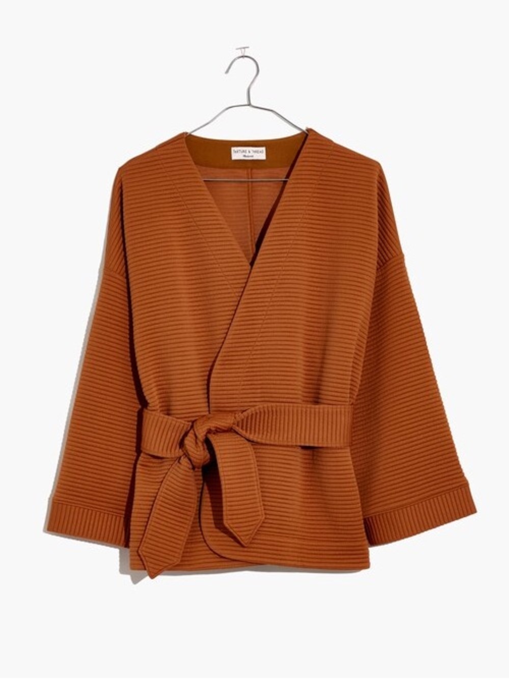 Madewell Texture & Thread Quilted Wrap Jacket, XS
